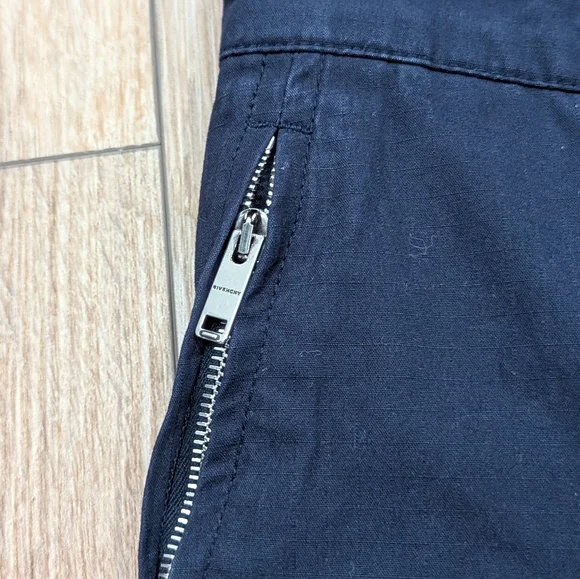 $2200 Mens Givenchy Cotton Utilitarian Pockets Carpenter Pants Navy 52 US 36 - Picture 5 of 13